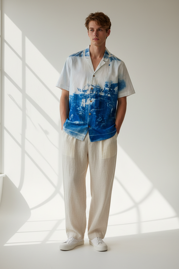Fresco Cuban Collar Shirt