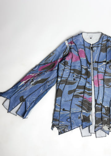 Damson – Zipped Full-Sleeve Top