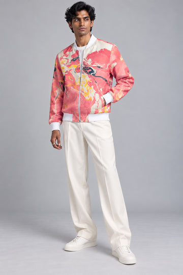 Bomber Jacket - Geranium