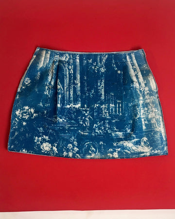 Roman reverie denim skirt