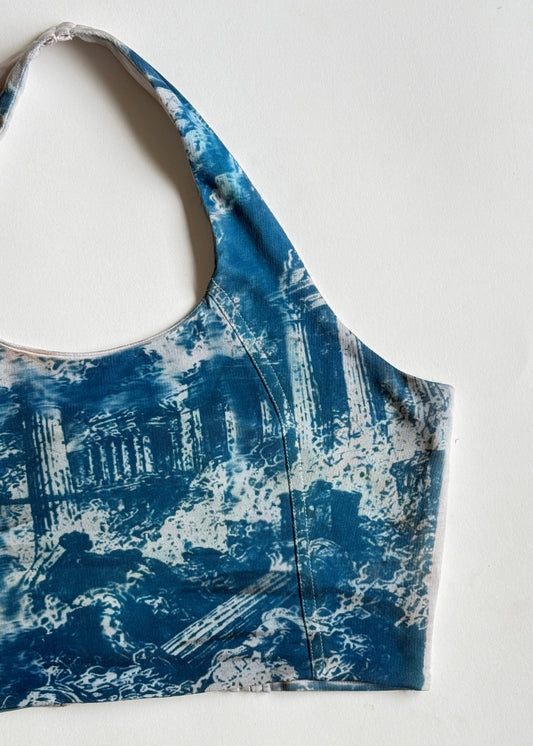 Odyssey Halter Top - Handmade Sunprinted