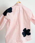 Appliqué Poplin Shacket - Baby Pink - erised pret