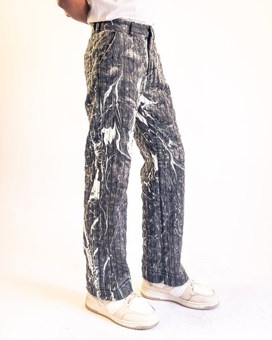 Charcoal Distressed Denim - Limited Edition - erised pret