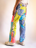 Multi Colored Distressed Denim - Limited Edition - erised pret