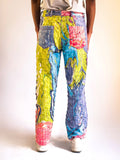 Multi Colored Distressed Denim - Limited Edition - erised pret