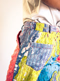 Multi Colored Distressed Denim - Limited Edition - erised pret