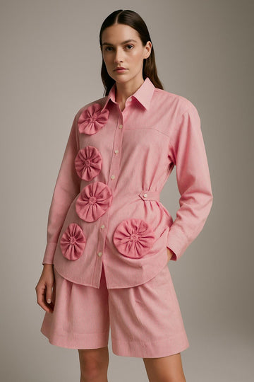 Rosette Woman Pinstripe Shirt - erised pret